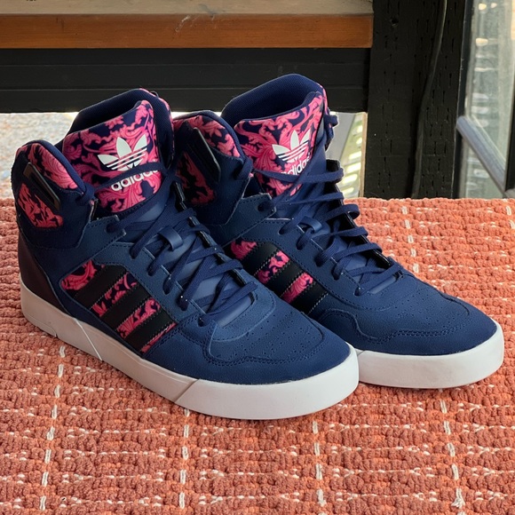 adidas high top suede